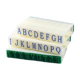 亚信S-3数字组合号码印数字印章英文组合印章符号组合印章数字组合印章号码印字高9mm