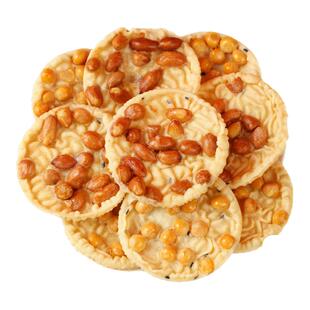 江西特产月亮巴赣州油炸花生巴锅巴饼干独立包装休闲宿舍客家零食