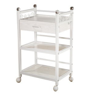 美容车手推车三层带抽屉发廊美容院小推车理发店工具车美发车推车