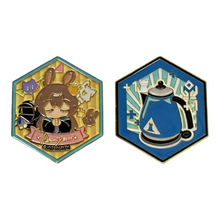 适配明日方舟周边热水壶蚀刻章金属徽章线下活动游戏周边饰品