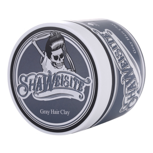 骷髅奶奶灰一次性染色发泥发蜡发膏彩色灰色男士定型自然蓬松