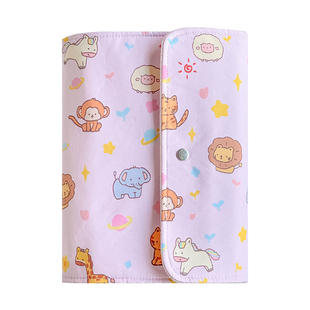 三年二班 森系物语孕检册折叠便携式收纳袋a4产检报告单马宝宝检查单怀孕记录册孕妈孕期档案册孕妇初期用品