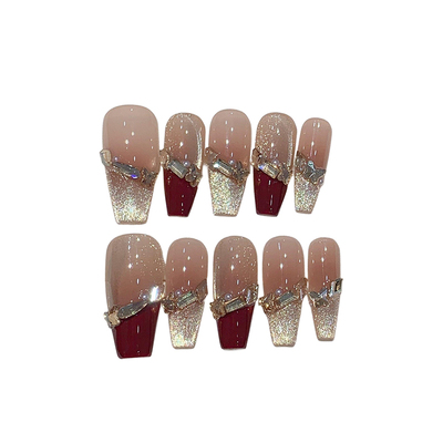 【晶石显白】猫眼唯美手工穿戴甲