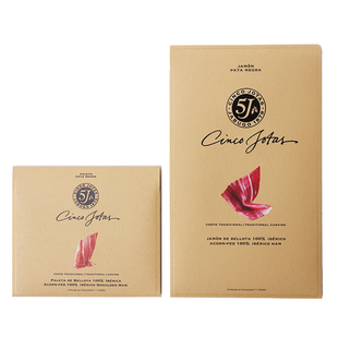 西班牙5J Cinco Jotas原装进口西班牙伊比利亚后腿切片黑标生吃