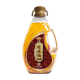 中华老字号玉皇古法花生油5L升家用炒菜现榨食用油大桶食用油莒南