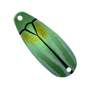 路标钾虫微物亮片路亚饵溪流甲虫金属勺型菱形水蛭型马口白条假饵