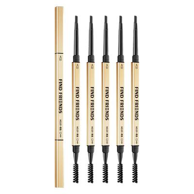 小金条小金筷双头眉笔极细立体持