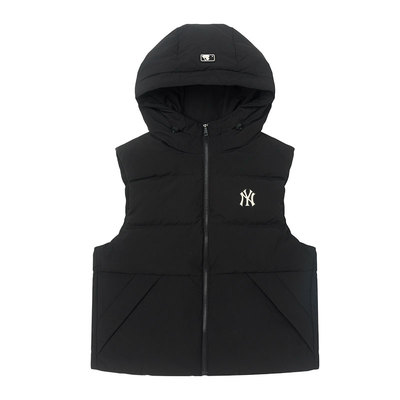 【自营】MLB羽绒马甲新款男女装情侣休闲服户外保暖外套运动服