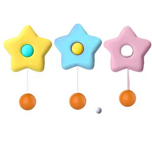 自动收线悬挂乒乓球训练器家用门框悬挂式儿童球拍健身玩具练球器