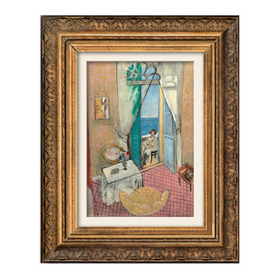 犀牛艺廊《Joli Balcon》尼斯的阳台马蒂斯油画客厅挂画装饰画