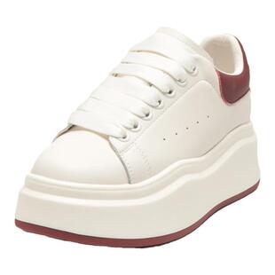 松糕厚底鑫麦昆女款小白鞋2024年春秋季新款女鞋休闲运动百搭板鞋