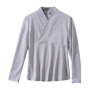 古风交领上衣打底内衬里衣汉服内搭长袖中衣