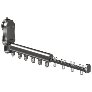 吸盘折叠晾衣架阳台家用隐形伸缩晒晾衣杆室内挂衣架旅行晾衣神器