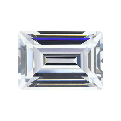 长方直角车平白色卓心珠宝锆石