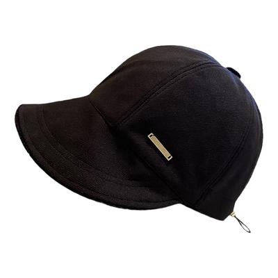 毛绒保暖鸭舌渔夫帽女冬出游百搭