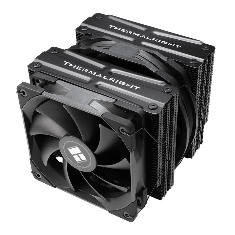 【赠1700扣具】利民Thermalright FS140 BLACK V3霜灵风冷AGHP热管全黑色回流焊双塔双风扇12代CPU散热器