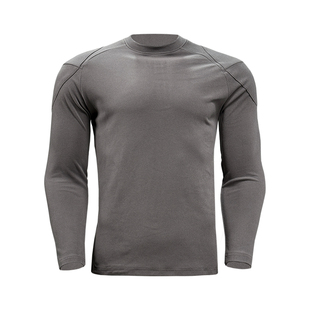 [si侍战斗感]撕裂组织科技绒打底高弹健身圆领显壮训练运动保暖