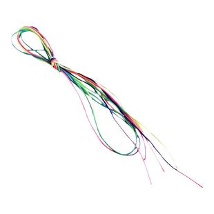 网红编头发彩绳彩带脏脏辫编发丝带头绳七彩头饰女发绳儿童脏辫的