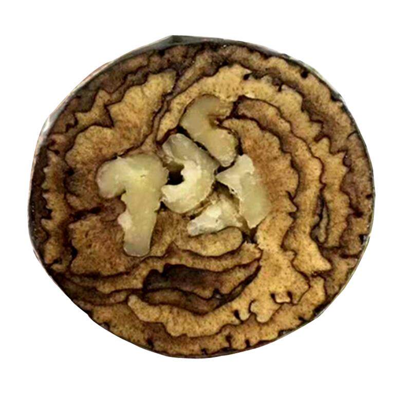 卷枣核枣夹核桃仁年轮红枣特车轮