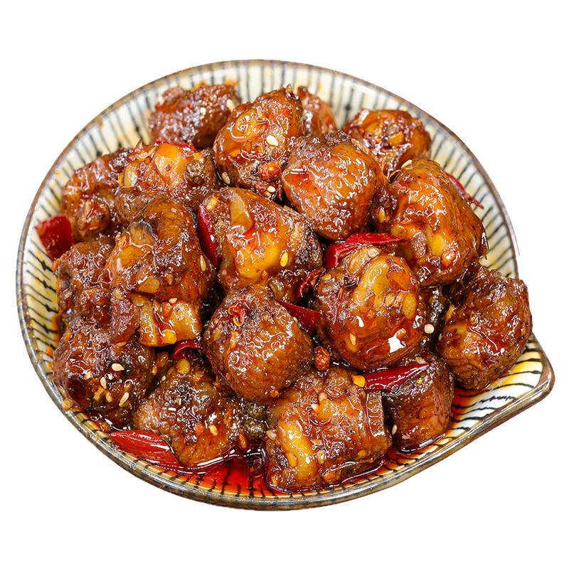 麻辣鸡拐骨肉质软糯麻辣入味解馋