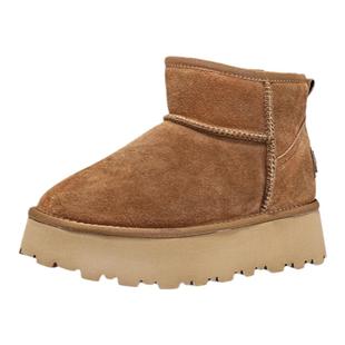 【谭松韵同款】iiJin艾今冬8cm厚底内增高保暖羊毛雪地靴女707OFA