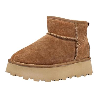 谭松韵同款艾今冬8cm增高雪地靴