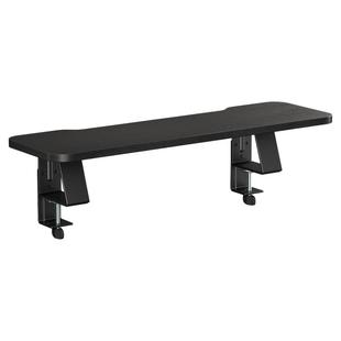 北弧显示器增高架台式电脑桌面胡桃木实木纹收纳底座置物架G650