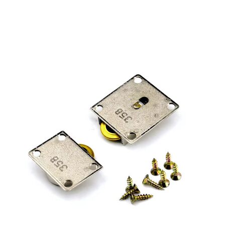 小号358衣柜门滑轮老式橱柜趟门滚轮推拉门移门凸轮轨道轮子配件
