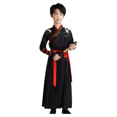 男童汉服少爷唐装武侠国学朗诵