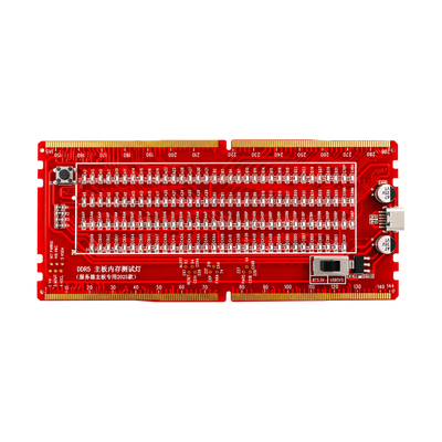 DDR5 RDIMM服务器台式机内存插槽带灯测试仪 带灯测试灯座 双供电