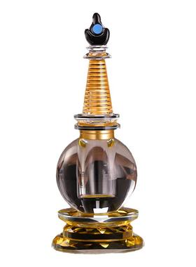 新款水晶舍利塔菩提塔装藏供养舍利子嘎乌盒瓶大号甘露丸佛堂摆件