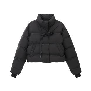 REVAN芮范设计师款新中式黑色短款羽绒服RM90501089