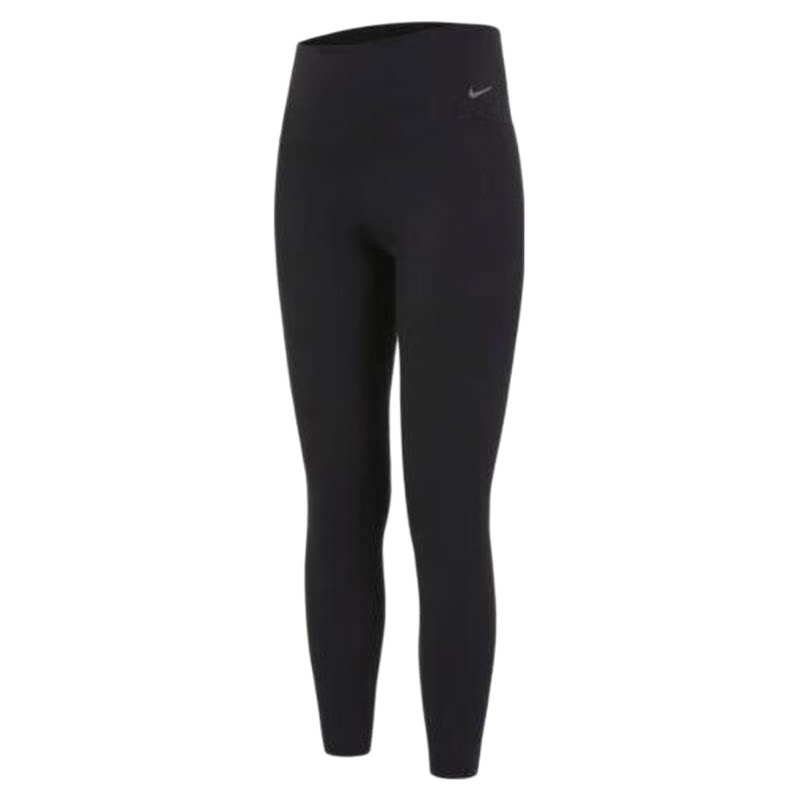Nike耐克女子放空系列新款速干训练运动高腰九分紧身裤DQ6016-010