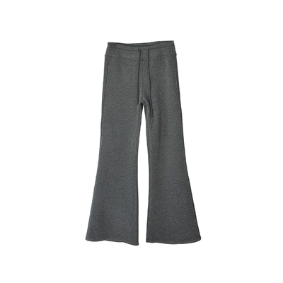 太显腿长啦！lu系高腰喇叭休闲裤