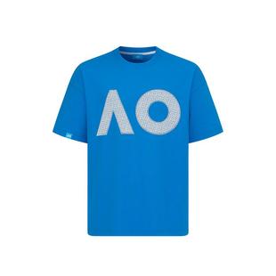 AO澳网运动印花T恤宽松2025夏男女情侣款短袖运动网球服上衣t恤