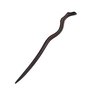 追师黑檀木发簪女古风日常盘发木质簪子高级感新中式发簪现代简约