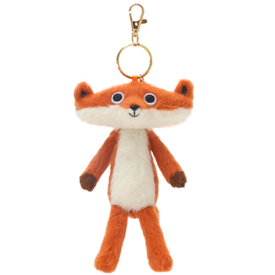 捉趣德瓦狐狸包包小挂件可爱好兄弟毛绒玩具书包钥匙扣女生日礼物