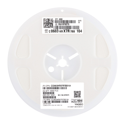 0603贴片电容100nF(104)±10%