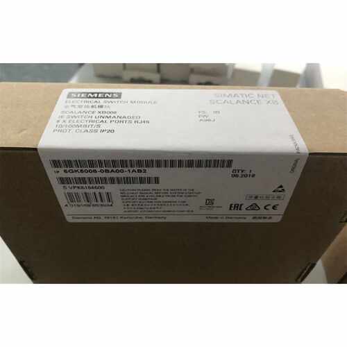 议价6GK5008-0BA00-1AB2西门子XB008 非网管型 工业以太网交换机