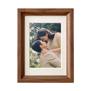 洗照片做成相框摆台相册高级感6寸7寸8加打印diy定制画框挂墙空框