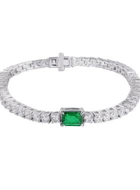 高级感仿真莫桑钻925女名媛钻石