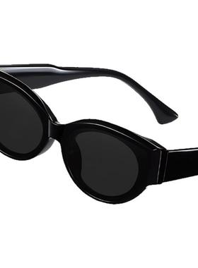 方圆脸jennie墨镜，复古猫眼，辣