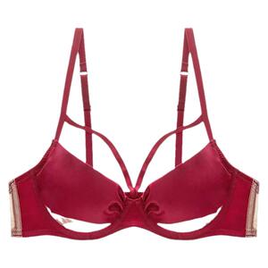 维多利亚文胸性感法式薄款内衣女士大胸显小聚拢收副乳防下垂大码
