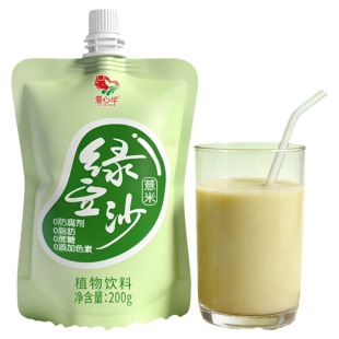 薏米绿豆冰沙袋装0糖0脂夏日解暑网红饮品植物蛋白饮料批发