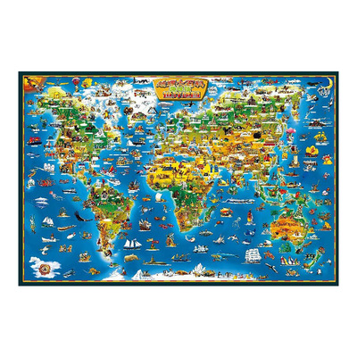 米开朗趣味中文版世界地理拼图