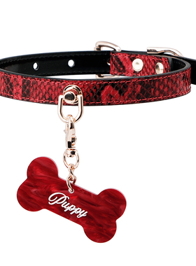 PUPPYRIDER小狗牌骨头牌项圈