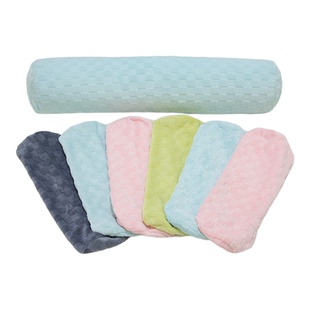 牛奶绒枕套秋冬抱枕外套糖果套男朋友抱枕套圆柱加厚保暖长条枕套