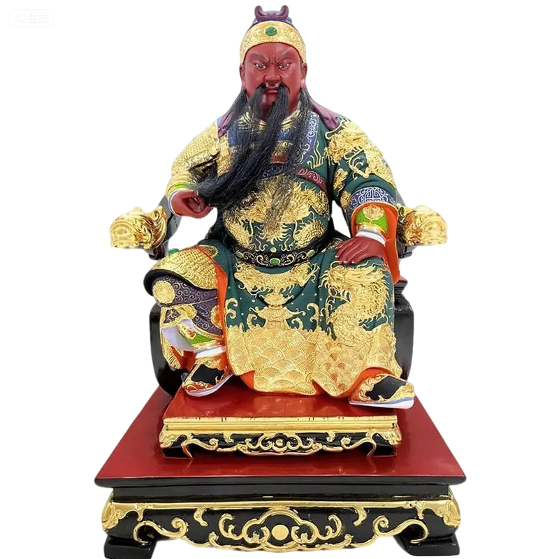 关公神像关帝圣君木雕樟木