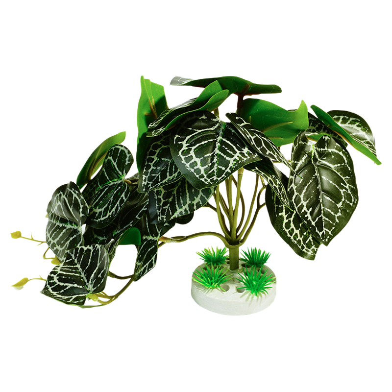 爬宠仿真绿植物饲养箱蜥蜴躲避屋