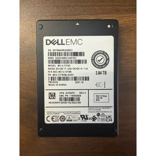 议价可维修DELL EMC PM1643a 3.84TB SAS 12
